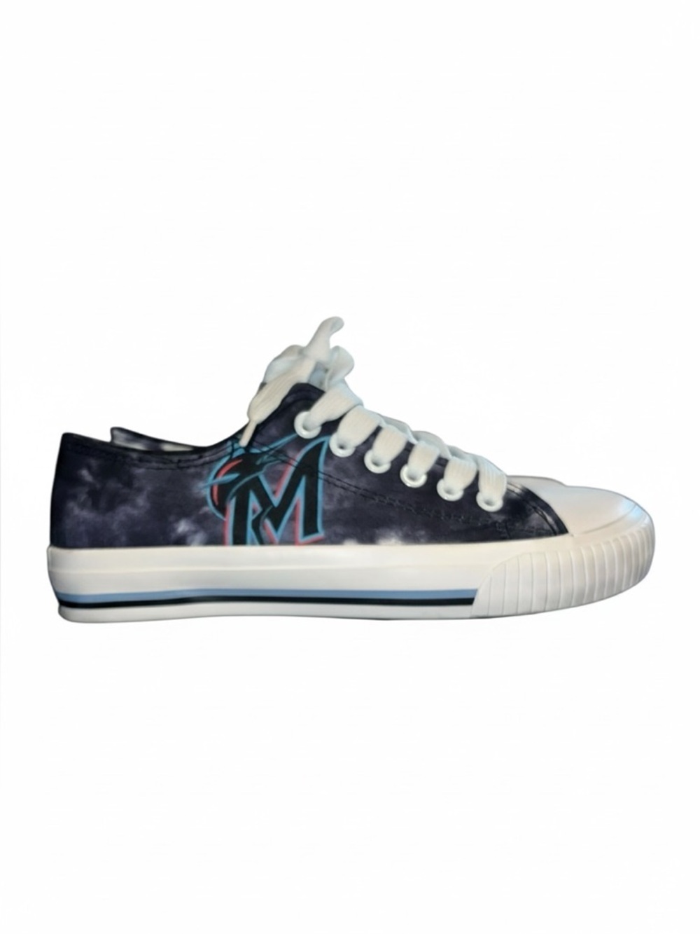 Florida Marlins Tie-Dye Low Top Sneakers by FOCO – Size 7